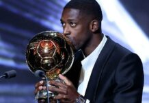 Tearful Dembele wins Ballon d’Or as PSG dominate
