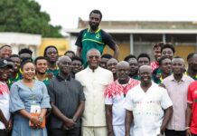 Sports Minister Kofi Adams boosts Kotoko & Goldstars morale with GH¢20k donation