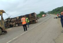 Central Region: 10 persons reported dead in motor accident at Kormantse