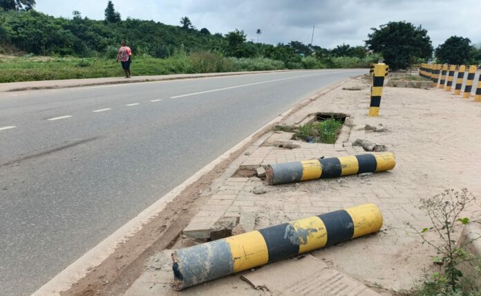 Ntankorful and Kansaworodo road curve