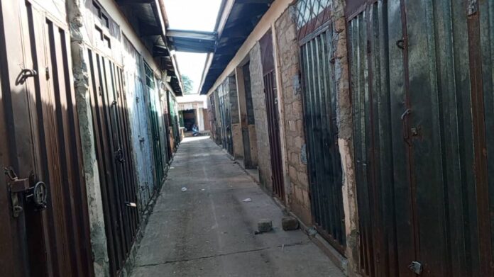Bolga shops locked