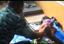 Labour on the floor: Pregnant women in Damongo lie on floor due to bed shortage
