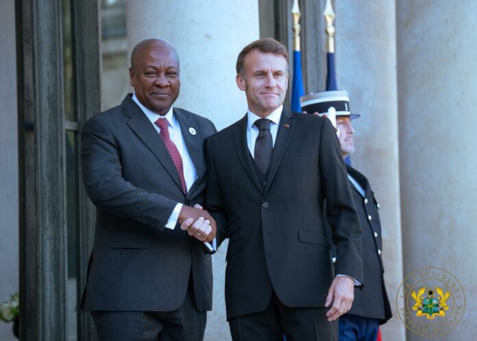 Mahama and Macron 3