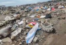Traders leave Takoradi Jubilee Park in filth