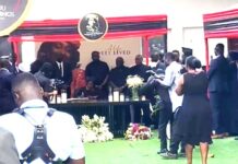 Veep Opoku-Agyemang, NDC big wigs and Ga Mantse commiserate with the Rawlings family