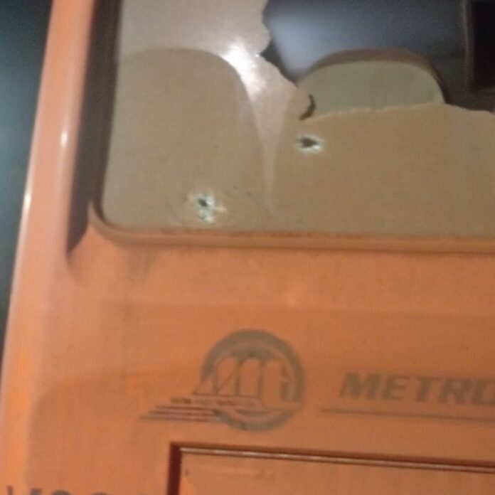 metro mass bus shot