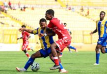 Kotoko move up after late penalty in 2-1 win over Young Apostles