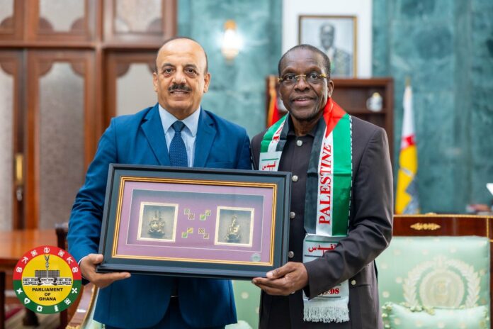 Bagbin and Palestine Ambassador