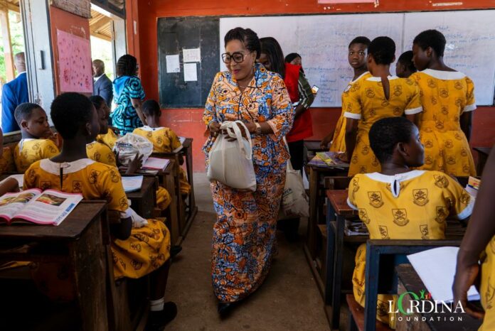 First Lady Lordina Mahama at St. Mary's