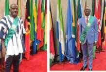 Collins Dauda, Bernard Ahiafor sworn in as members of the Pan African Parliament in South Africa