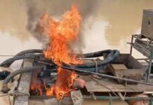 Blue Water Guards destroy five chanfans on Ankobra River; team appeals for speed boats and life jackets