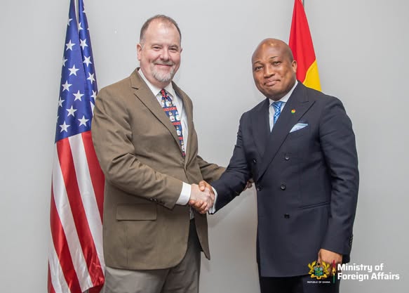 Ablakwa and US Envoy, Rolf Olson