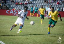 Bafana Bafana edge Ghana’s Black Galaxies in friendly