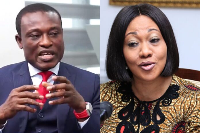 Kissi Agyebeng and Jean Mensa