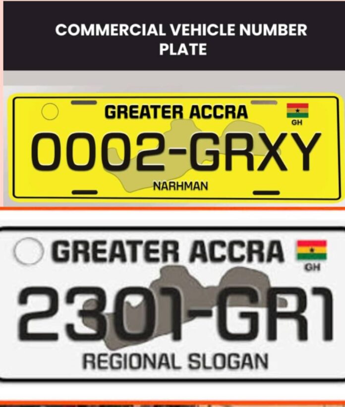 DVLA number plate