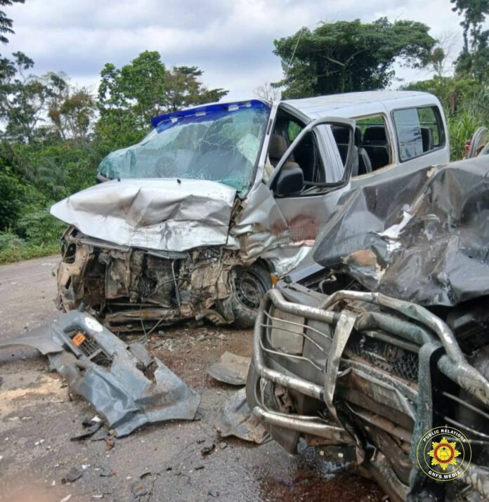 The accident scene