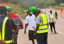 Aowin Municipal constructs speed ramps along Enchi-Asankragwa highway to curb increasing road accidents