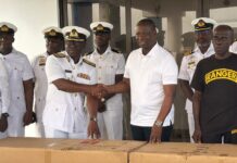 We are coming for you – Western Naval Command tells illegal miners after Lands Minister presents 2 outboard motors