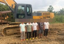 NAIMOS taskforce raids illegal mining sites along Birim River; arrest 5 Chinese