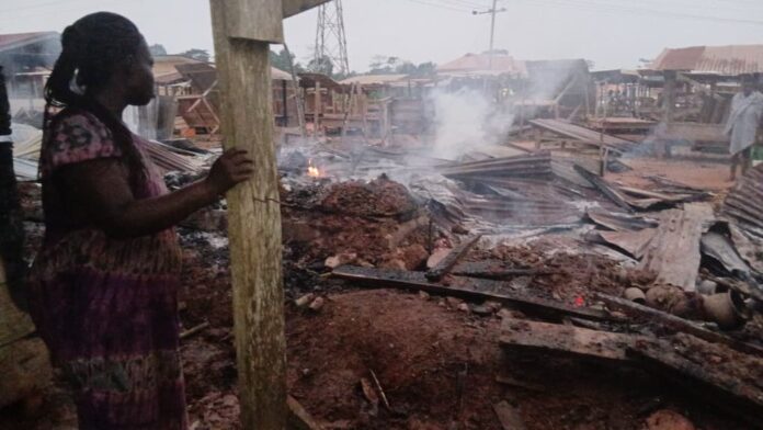 Juaboso Market fire (2)