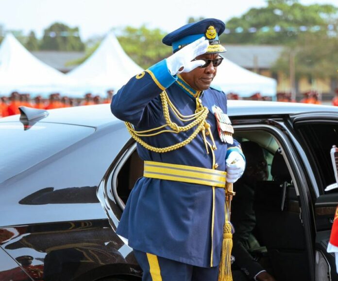 Mahama in GAF uniform