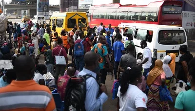 Passengers on stranded