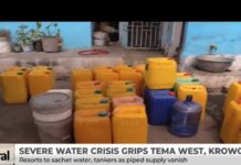Residents of Nungua and its environs without water for 4 months