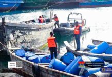 Ghana Navy conducts anti-Illegal bunkering operations in Volta Region