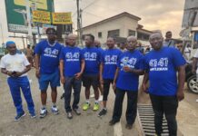 4141 Gentlemen Club at Maxima Kumasi and other institutions participate in 2026 Akoma FM Health Walk