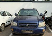 Police retrieve vehicle used in Adabraka Gold Jewellery shop robbery