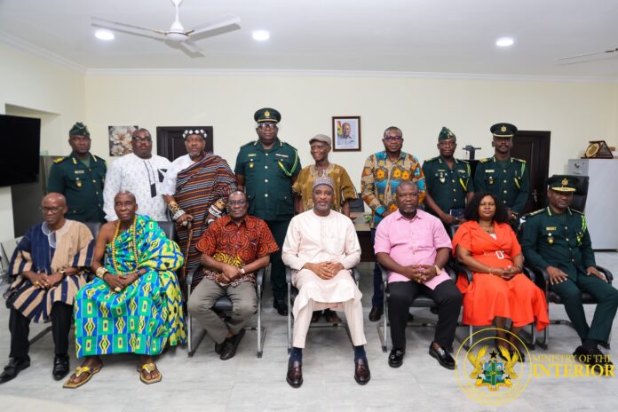 volta chiefs with Interior Ministry