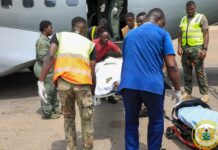 GAF airlifts Kumasi recruitment stampede victim to Accra for advanced medical treatment