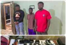 Ahafo Region: Police arrest 3 for possession of illegal firearms, alleged robbery plot