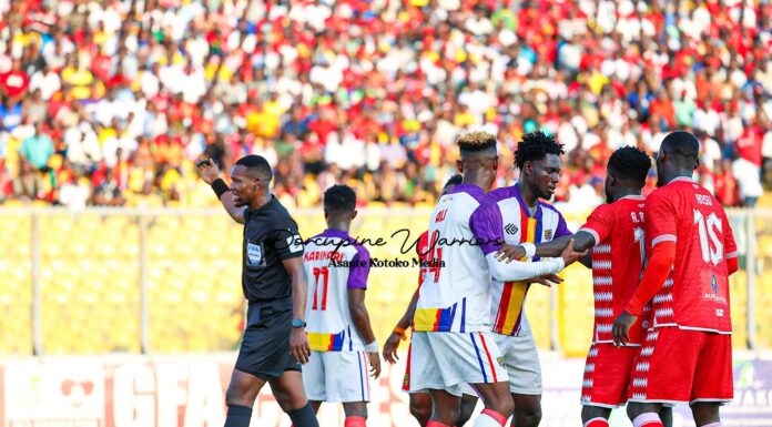 10-man Hearts of Oak edge Asante Kotoko to move joint 2nd in GPL