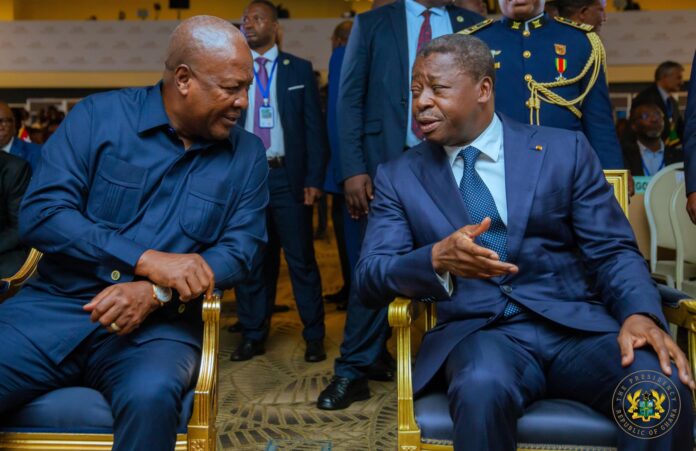Mahama and Faure Gnassingbé
