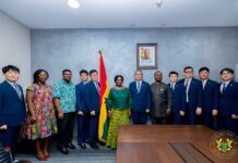 Veep Opoku-Agyemang discusses investment opportunities with South Korean trade delegation