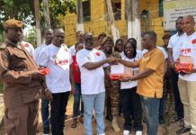 Western Regional Tourism Authority officials celebrate Val’s Day with Ekuase Prison Camp inmates