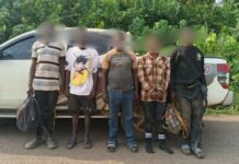 NAIMOS seizes excavators, arrests Galamseyer who attempted bribing taskforce and four others at Cape Three Points