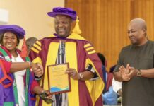 Ibrahim Mahama receives honorary doctorate from UMaT