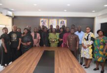 Family of late gospel icon Yaw Sarpong visits Tourism Ministry