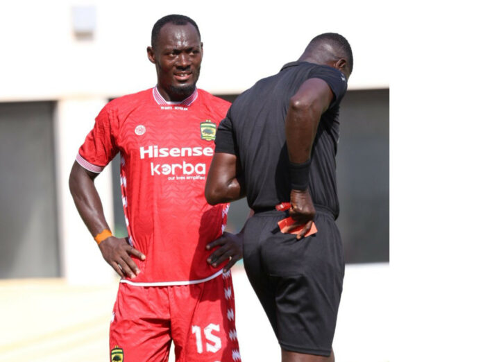 Asante Kotoko red card
