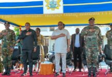 Mahama welcomes Ghanaian troops after 90-day hurricane relief mission in the Caribbean
