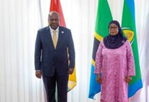 Photos: President Mahama holds talks with Tanzanian counterpart Samia Suluhu Hassan