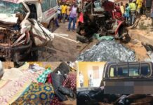 15 persons confirmed dead in Ford Transit bus–Ambulance collision on Kumasi–Sunyani road