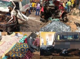 15 persons confirmed dead in Ford Transit bus–Ambulance collision on Kumasi–Sunyani road