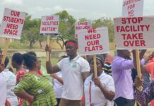 Ho NTC staff demand return of school facilities given to UHAS 10 years ago