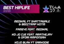 27th TGMA: Medikal, Shatta Wale & Beeztrap KOTM’s ‘Shoulder’ nominated for Best Hiplife Song