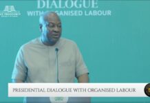 ‘The only way we can get a bigger cake is to grow the size of the national cake’ – Mahama tells Organised Labour