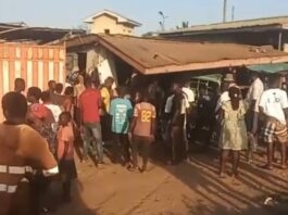 Takoradi: 1 dead, another injured after speeding vehicle crashed into dressmaking shop