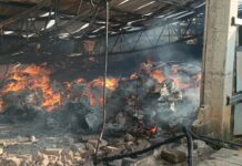 Western North Region: Fire destroys timber processing company in Awaso